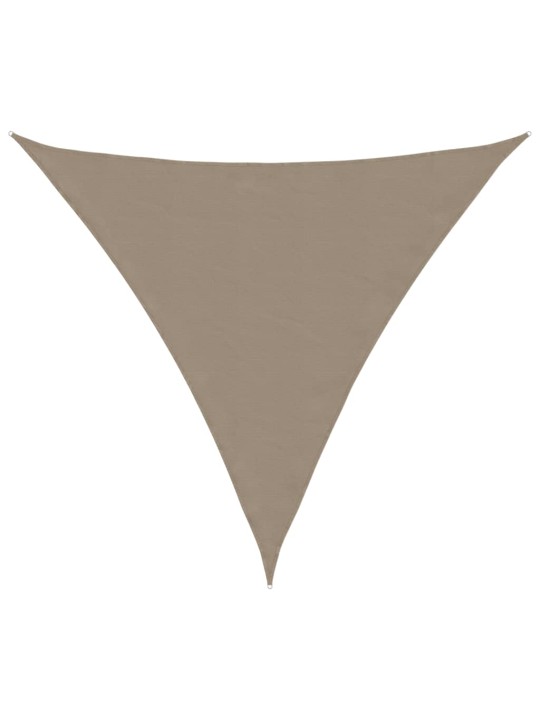 Päikesepuri, oxford-kangas, kolmnurkne, 6x6x6 m, pruunikashall