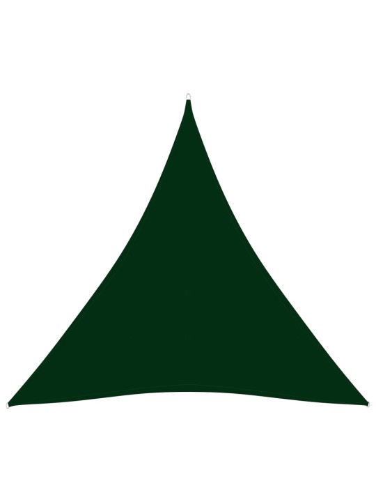 Päikesepuri, oxford-kangast, kolmnurkne, 4x4x4 m, tumeroheline