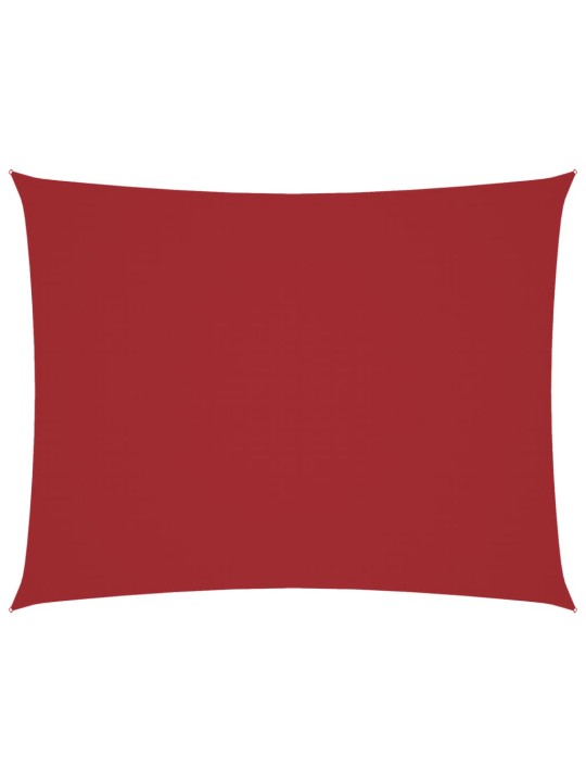 OXFORD-KANGAST PÄIKESEPURI, RISTKÜLIK, 2,5 X 4 M PUNANE