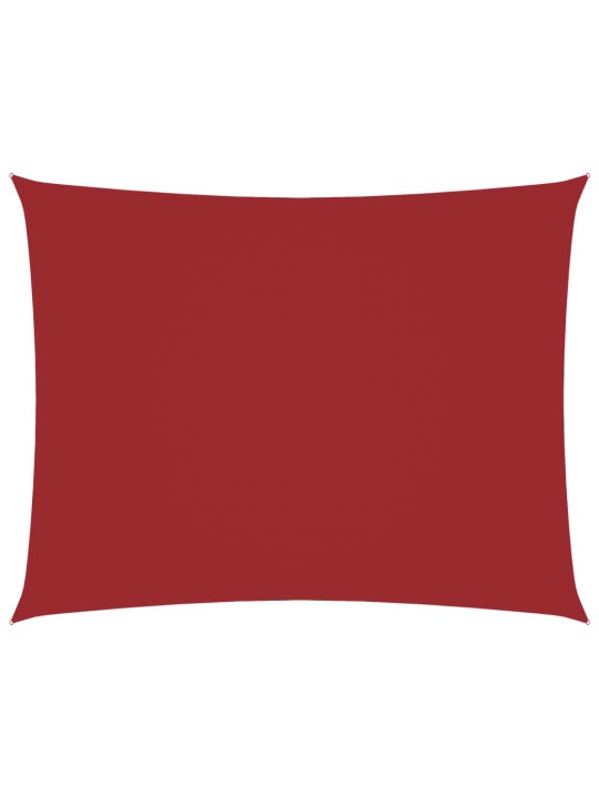 OXFORD-KANGAST PÄIKESEPURI, RISTKÜLIK, 5 X 6 M PUNANE