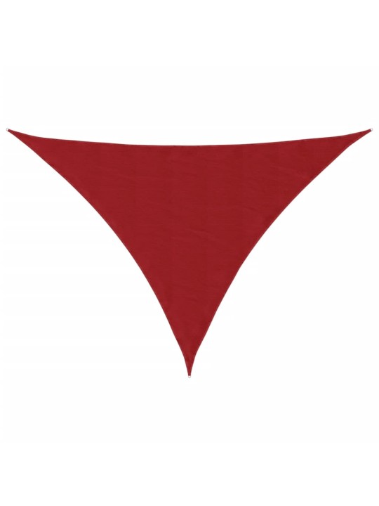 PÄIKESEPURI, OXFORD-KANGAST, KOLMNURKNE, 3,5X3,5X4,9 M, PUNANE
