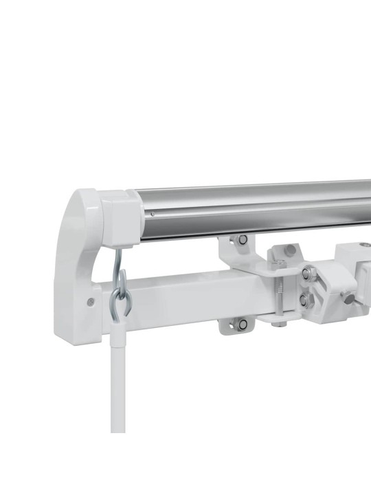 Varikatus manuaalne valge 4,5 × 3,5 m metall