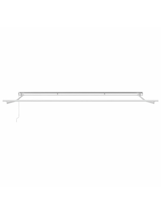 Varikatus manuaalne valge 5 × 3,5 m metall