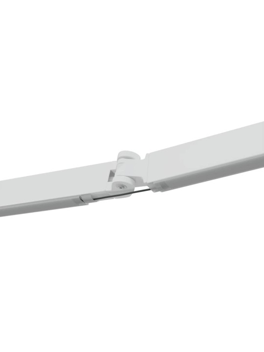 Varikatus koos manuaalne valge 3,5 x 2,5 m metall
