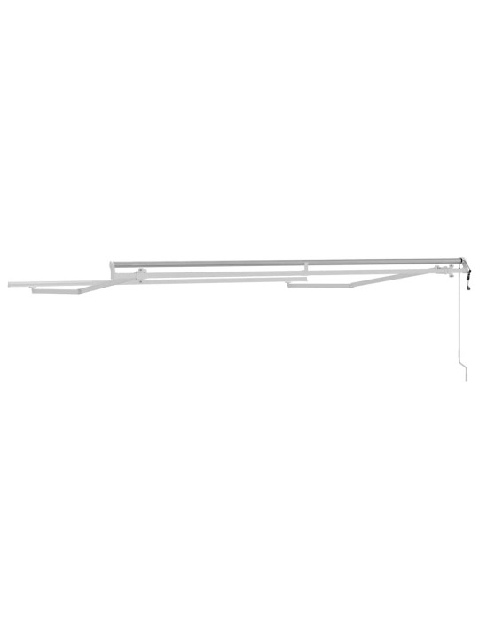 Varikatus manuaalne valge 3 x 2,5 m metall