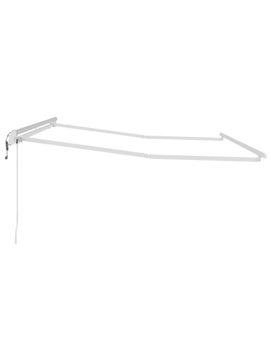 Varikatus manuaalne valge 3 x 2,5 m metall
