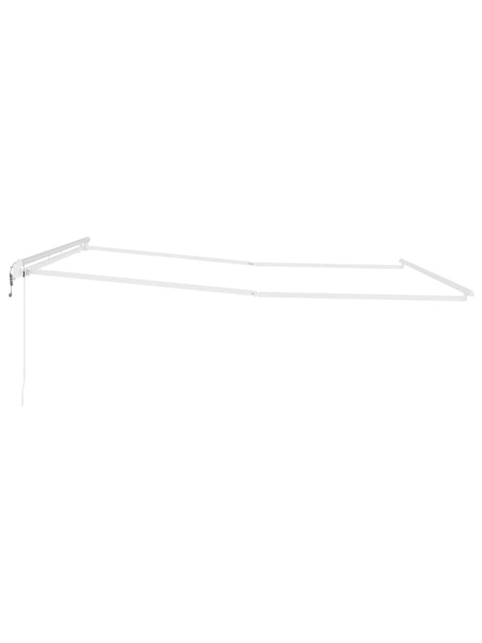 Varikatus valge 4,5 × 3,5 m metall