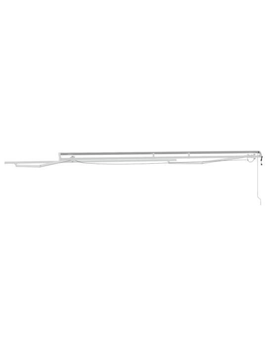 Varikatus valge 5 x 3 m metall
