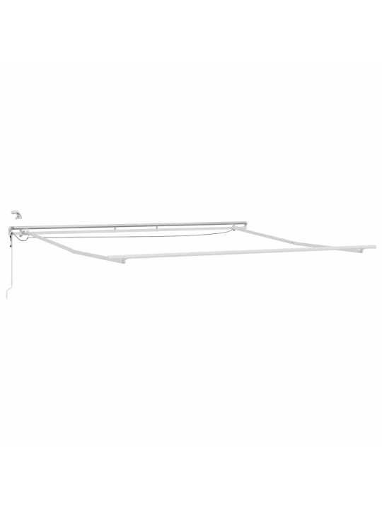 Varikatus valge 5 × 3,5 m metall