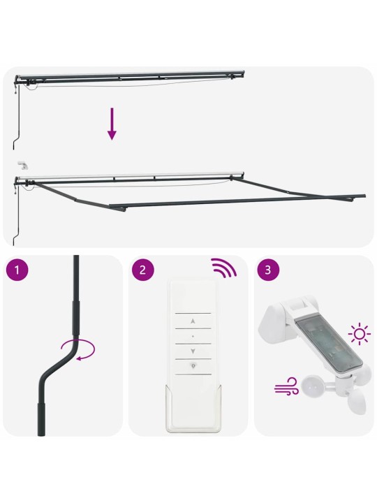 Varikatus koos antratsiit 4,5 × 3,5 m metall