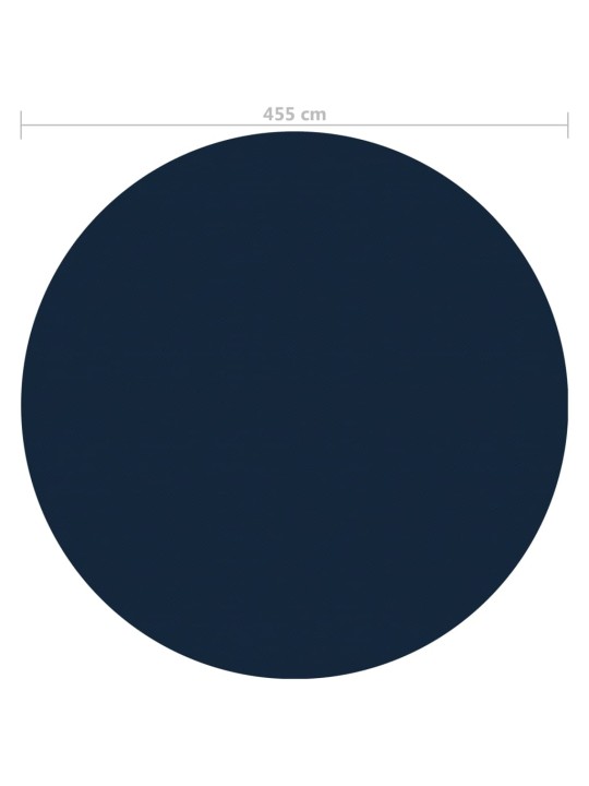 Ujuv pe ümmargune basseinikile, 455 cm, must ja sinine