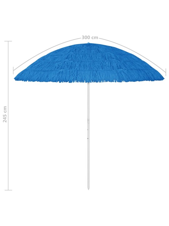 Hawaii päikesevari, sinine, 300 cm