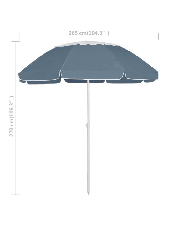 RANNA PÄIKESEVARI, SININE, 300 CM