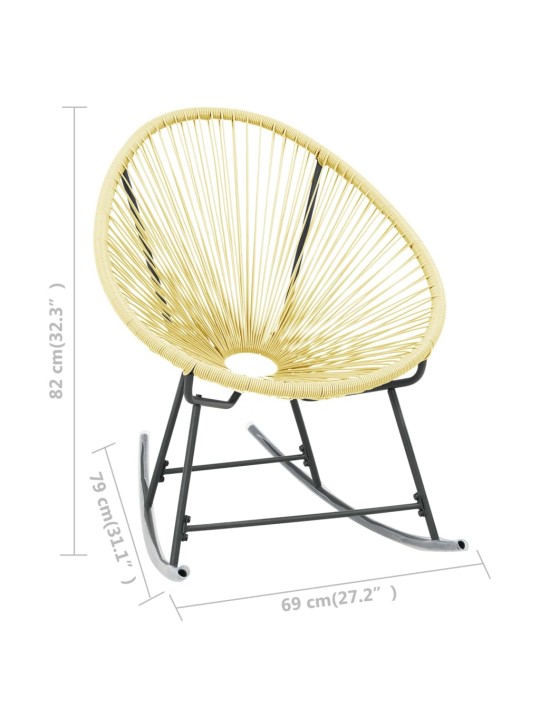 Aia acapulco tool, polürotang, beež