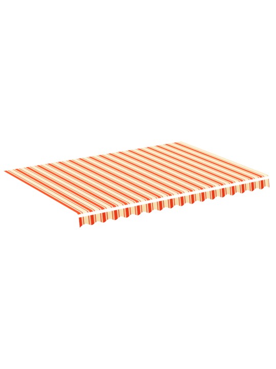 Varikatuse asenduskangas, kollane ja oranž, 3,5 x 2,5 m