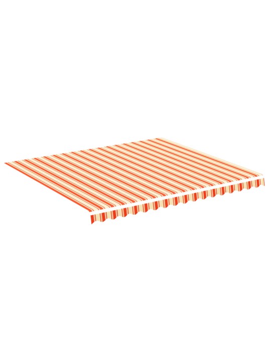 Varikatuse asenduskangas, kollane ja oranž, 4 x 3,5 m