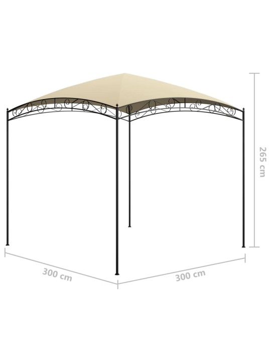 Lehtla 3 x 3x 2,65 m, kreemjas 180 g/m²