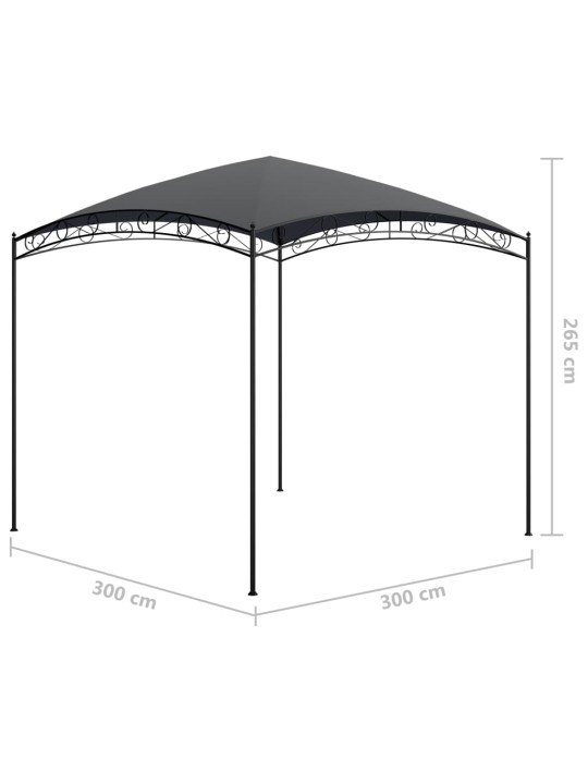 Lehtla 3x3x2,65 m, antratsiithall 180 g/m²