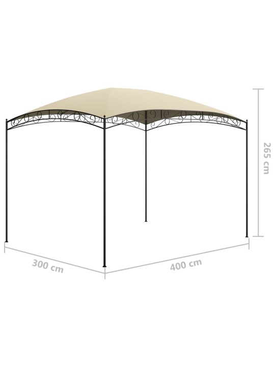 Lehtla 3x4x2,65 m, kreemjas 180 g/m²