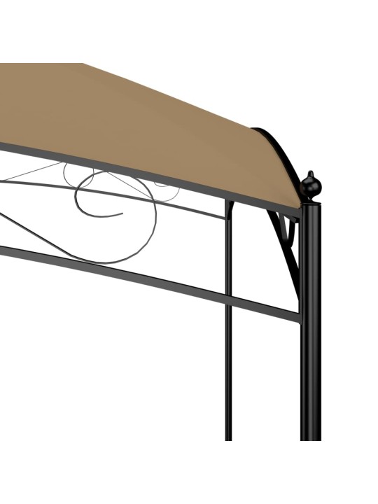 Lehtla 3x4x2,65 m, pruunikashall 180 g/m²