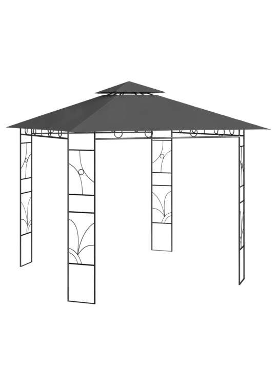 Lehtla 3 x 3 x 2,7 m, antratsiithall, 160 g/m²