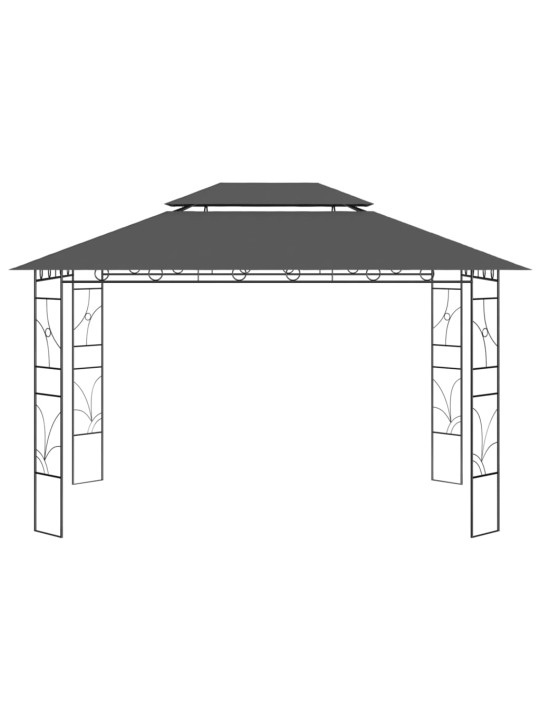 Lehtla 4 x 3 x 2,7 m, antratsiithall, 160 g/m²