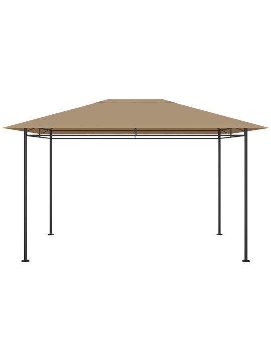 Lehtla 384x281x270 cm, pruunikashall, 180 g/m²