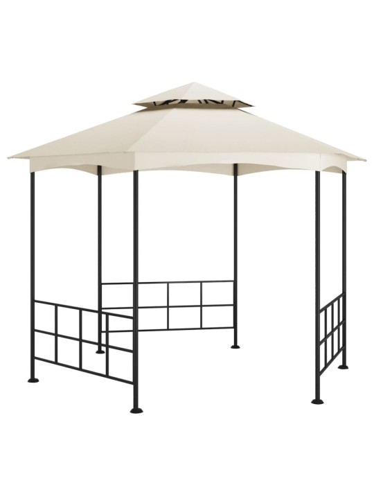 Varikatus külgseintega, 3,1x2,7 m, kreemjas