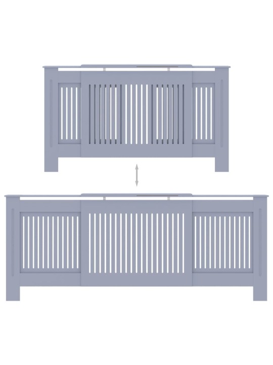 MDF radiaatorikate, hall, 205 cm