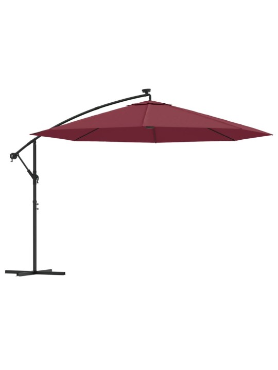 KONSOOLDISAINIGA AIA PÄIKESEVARI LED, TERASPOST BORDOO 350 CM
