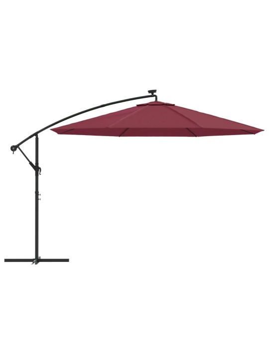 KONSOOLDISAINIGA AIA PÄIKESEVARI LED, TERASPOST BORDOO 350 CM