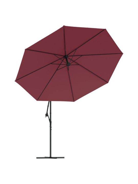 KONSOOLDISAINIGA AIA PÄIKESEVARI LED, TERASPOST BORDOO 350 CM