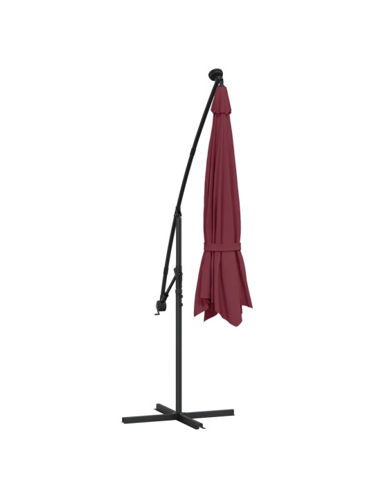 KONSOOLDISAINIGA AIA PÄIKESEVARI LED, TERASPOST BORDOO 350 CM