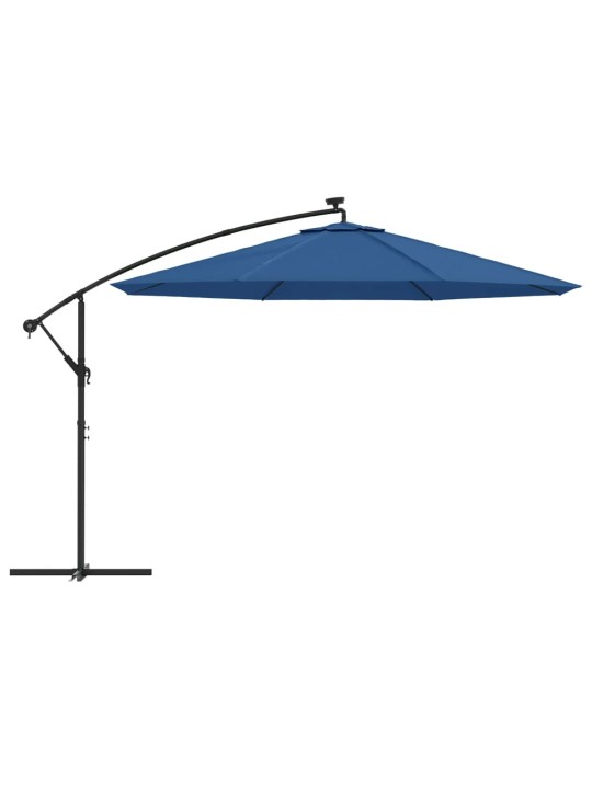 KONSOOLDISAINIGA AIA PÄIKESEVARI LED TERASPOST SININE 350 CM