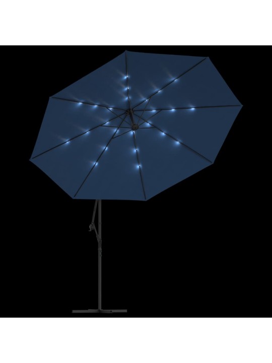 KONSOOLDISAINIGA AIA PÄIKESEVARI LED TERASPOST SININE 350 CM