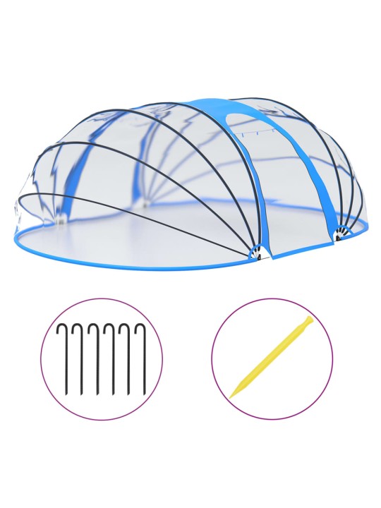 Basseinikuppel, ovaalne 530 x 410 x 205 cm