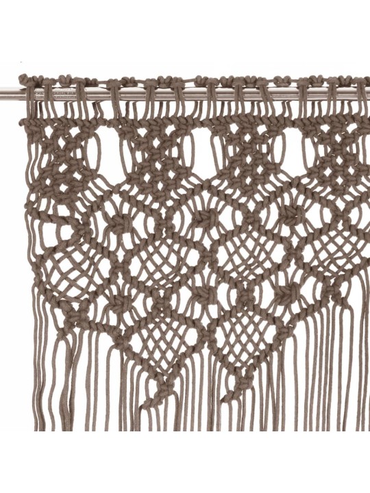 MAKRAMEEKARDIN, PRUUNIKASHALL 140 X 240 CM PUUVILL