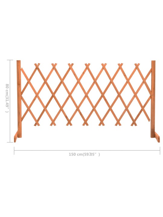 Aiavõre, oranž, 150 x 80 cm, nulupuit
