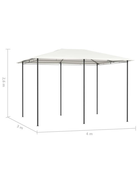 Lehtla, 3 x 4 x 2,6 m, kreemjas, 160 g/m²