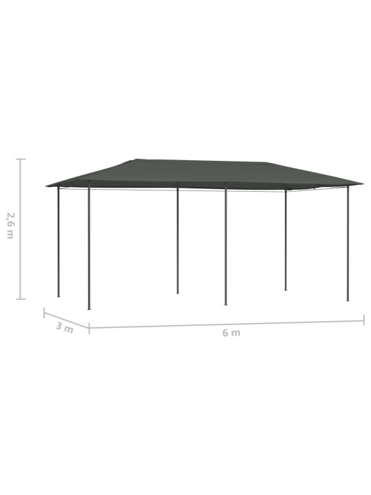 Lehtla 3 x 6 x 2,6 m, antratsiithall 160 g/m²