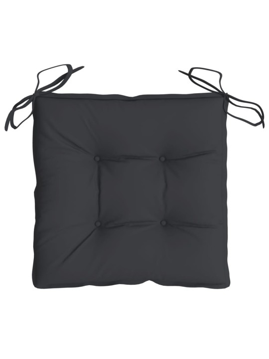 Tooli istmepadjad 4 tk, must, 50 x 50 x 7 cm, kangas