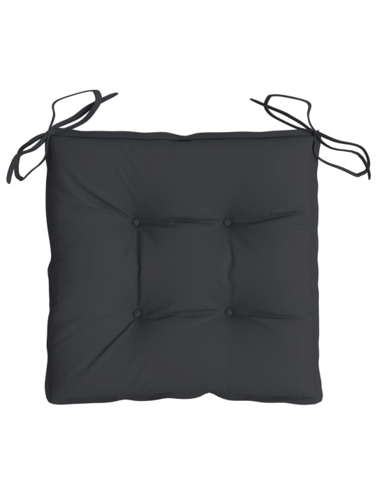 Tooli istmepadjad 6 tk, must, 50x50x7 cm kangas