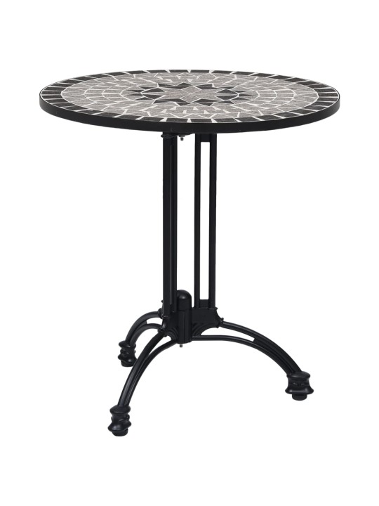 BISTROOLAUA JALG, MUST, Ø 60X72 CM, VALUALUMIINIUM