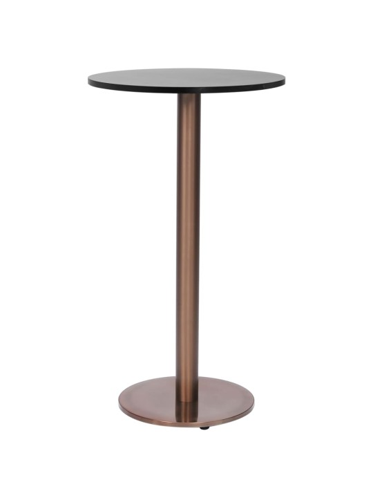 BISTROOLAUA JALG, KULDNE, Ø 45 X 107 CM, ROOSTEVABA TERAS