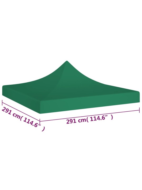 Peotelgi katus 3 x 3 m, roheline, 270 g/m²