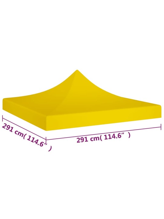 Peotelgi katus 3 x 3 m, kollane, 270 g/m²