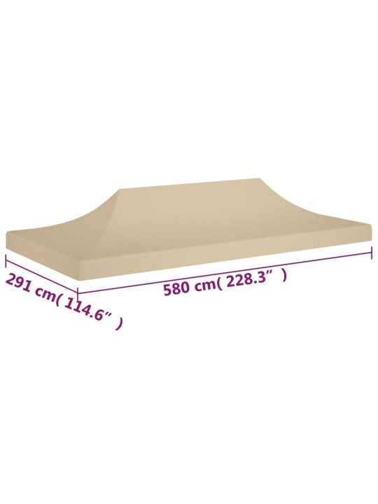 Peotelgi katus 6 x 3 m, beež, 270 g/m²