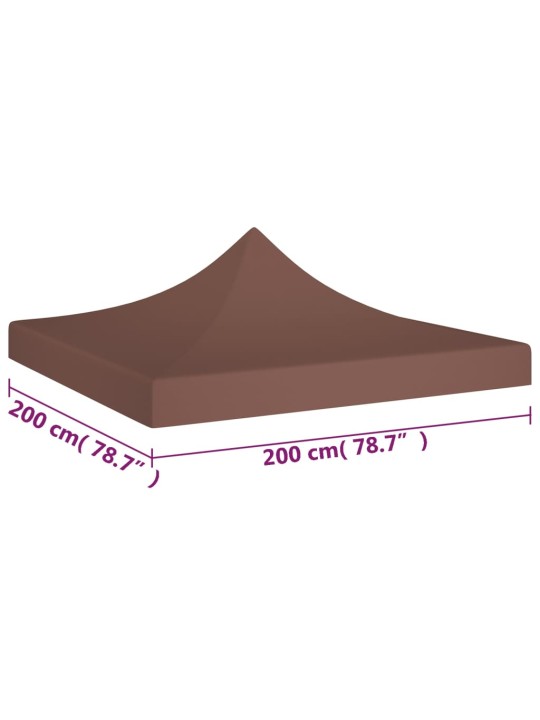 Peotelgi katus 2 x 2 m, pruun, 270 g/m²