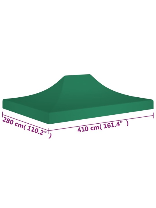 Peotelgi katus 4 x 3 m, roheline, 270 g/m²