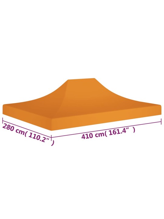 Peotelgi katus 4 x 3 m, oranž, 270 g/m²